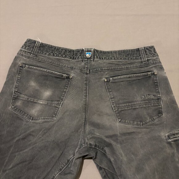 Kuhl Pants 40x34 40x33 RYDR Black Straight Leg High Rise Faded Outdoor Casual - Picture 9 of 9